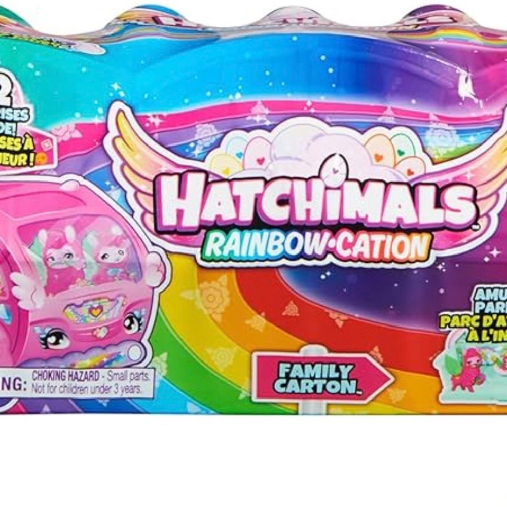 Hatchimals Rainbow Cation 10 Surprise Egg Carton Exclusive Llama Family NEW